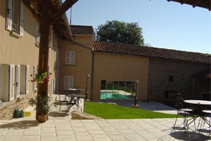 Vue depuis la cour