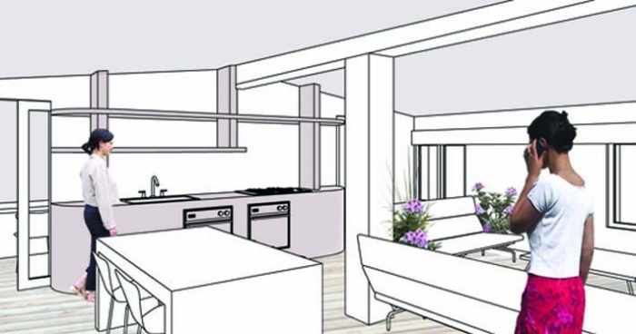 Appartement sous les toits à Paris
