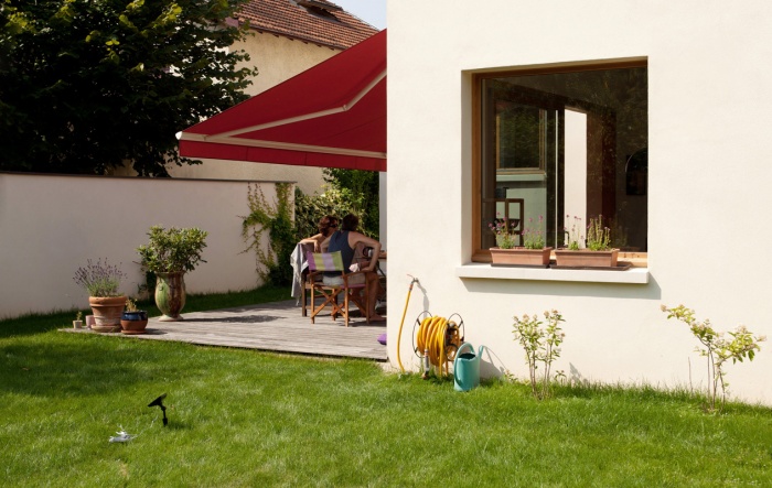 rnovation extension d'une maison ouvrire : l'extension avec la terrasse