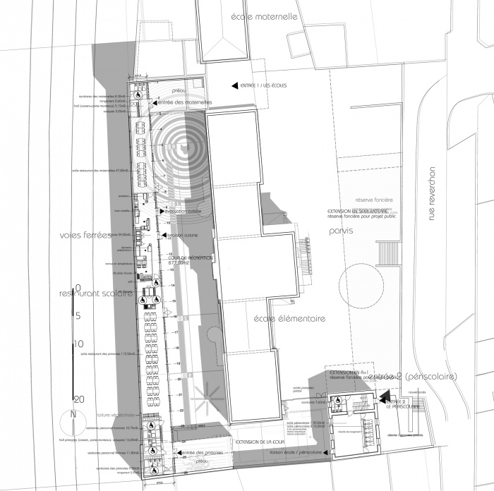 RESTAURANT SCOLAIRE & ACCUEIL : plan de composition