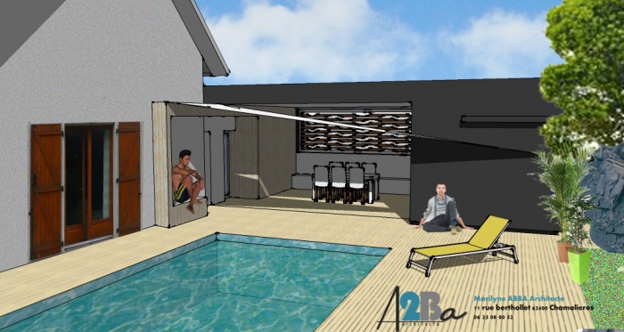 Cration d'un POOL HOUSE : pers 42