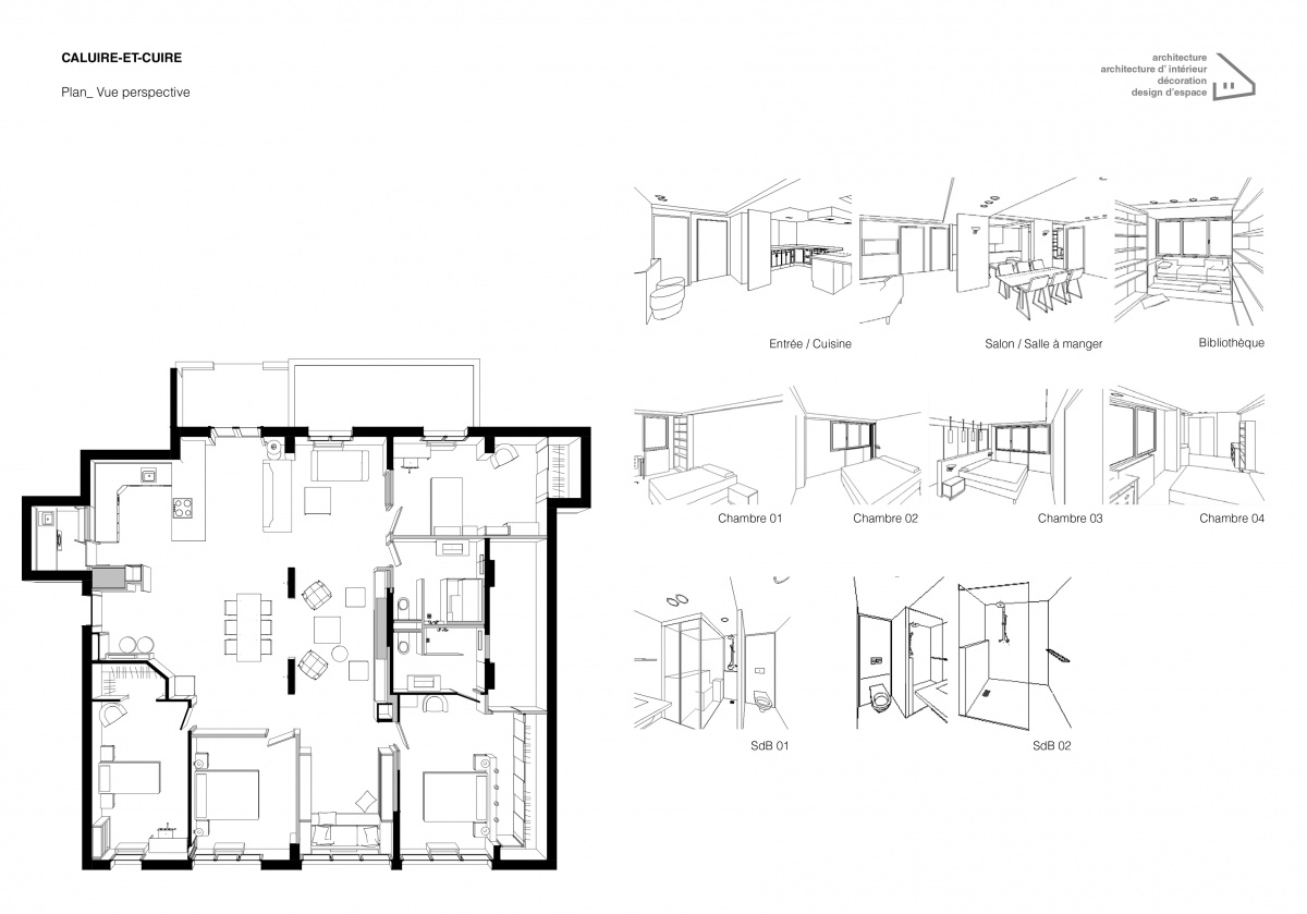 Appartement  Caluire-et-Cuire : Concept d'amnagement